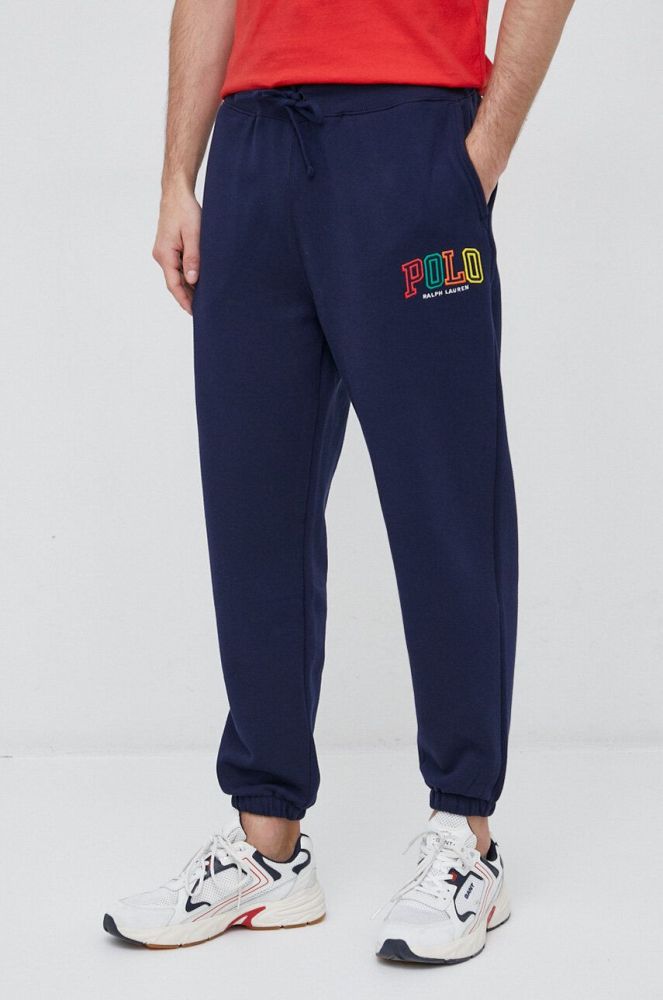 Спортивні штани Polo Ralph Lauren колір синій з аплікацією (3090414)