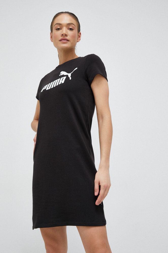 Сукня Puma колір чорний mini пряма (3113503)