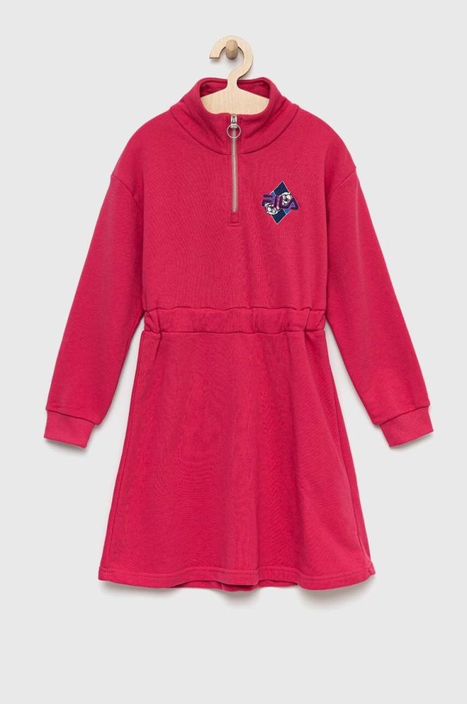 Дитяча сукня Fila колір рожевий mini розкльошена