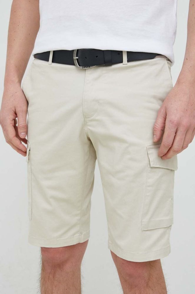 Шорти Tommy Hilfiger чоловічі колір бежевий (3040217)