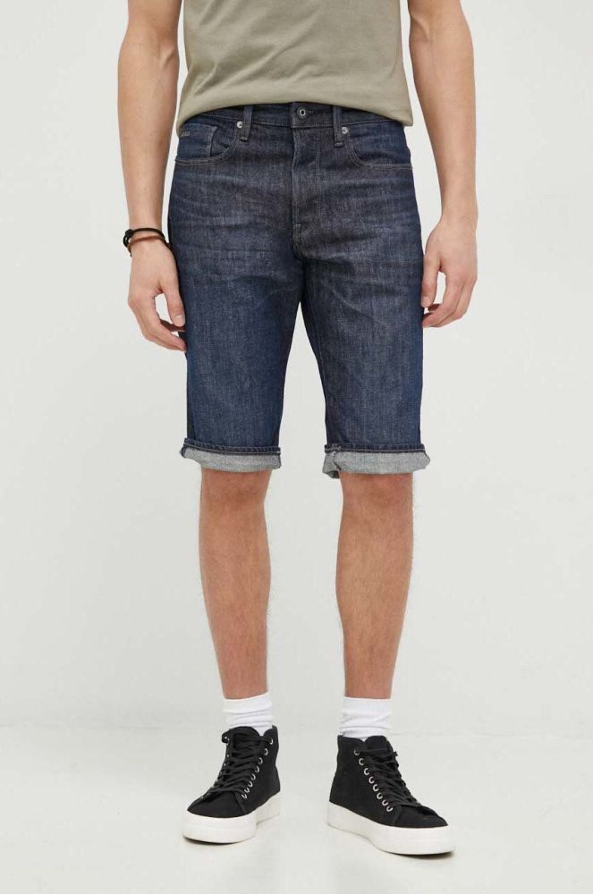 Джинсові шорти G-Star Raw чоловічі колір синій (2991298)