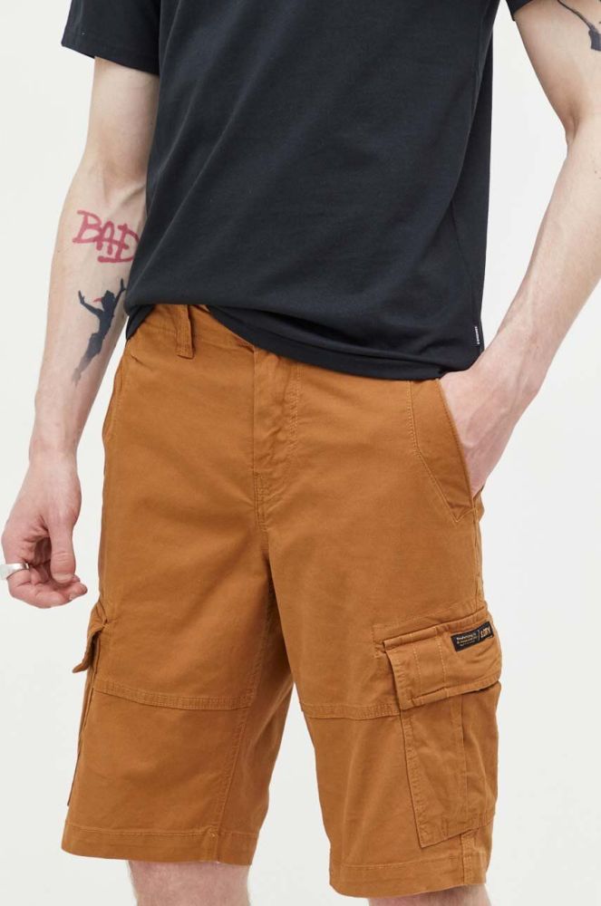 Шорти Superdry чоловічі колір коричневий (3285843)