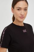 Футболка EA7 Emporio Armani жіночий колір чорний (2909931)